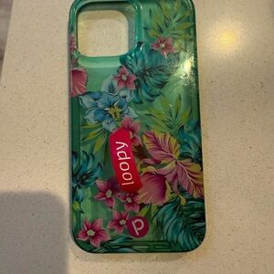 Loopy Case Green and Pink Tropical Phone Case